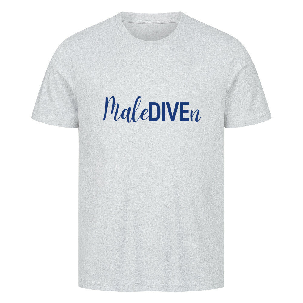 Malediven T-Shirt für Taucher in grau