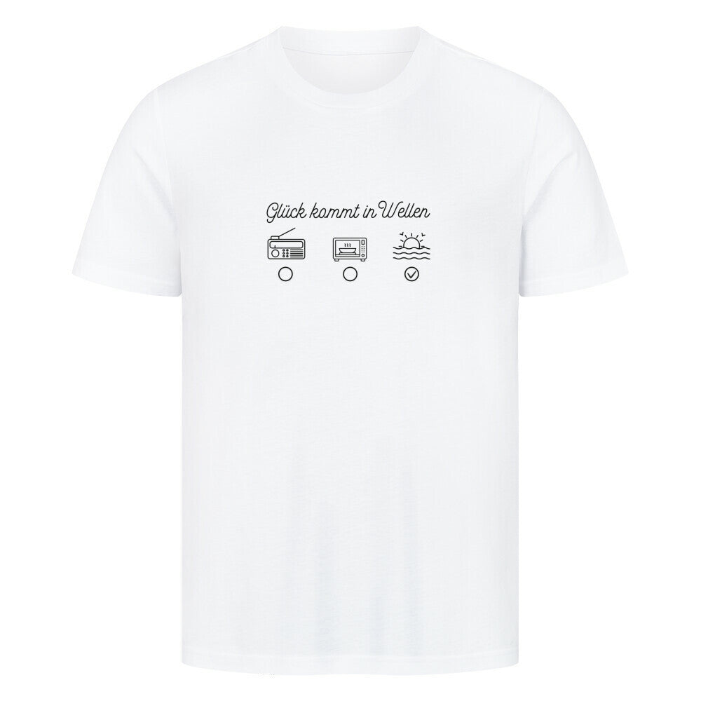 lustiges T-Shirt mit Meeres-Motiv in weiß