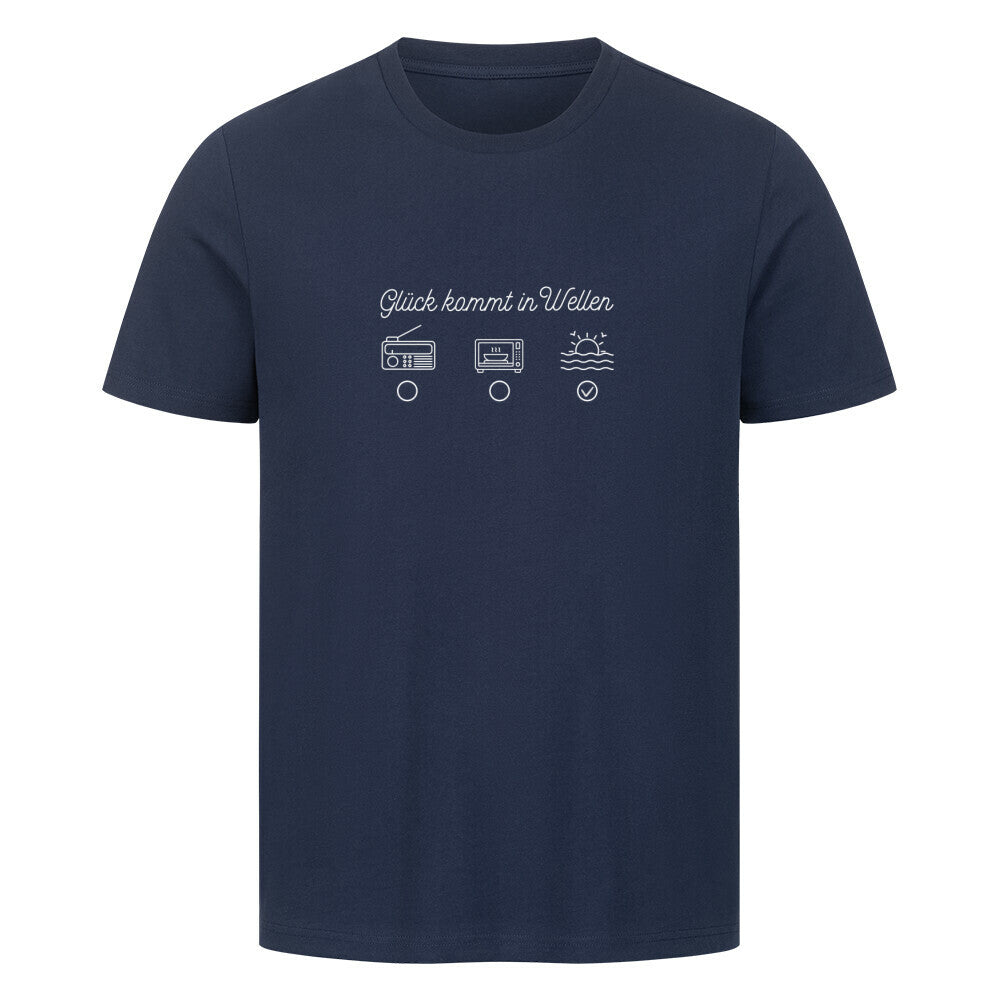 lustiges T-Shirt mit Meeres-Motiv in blau