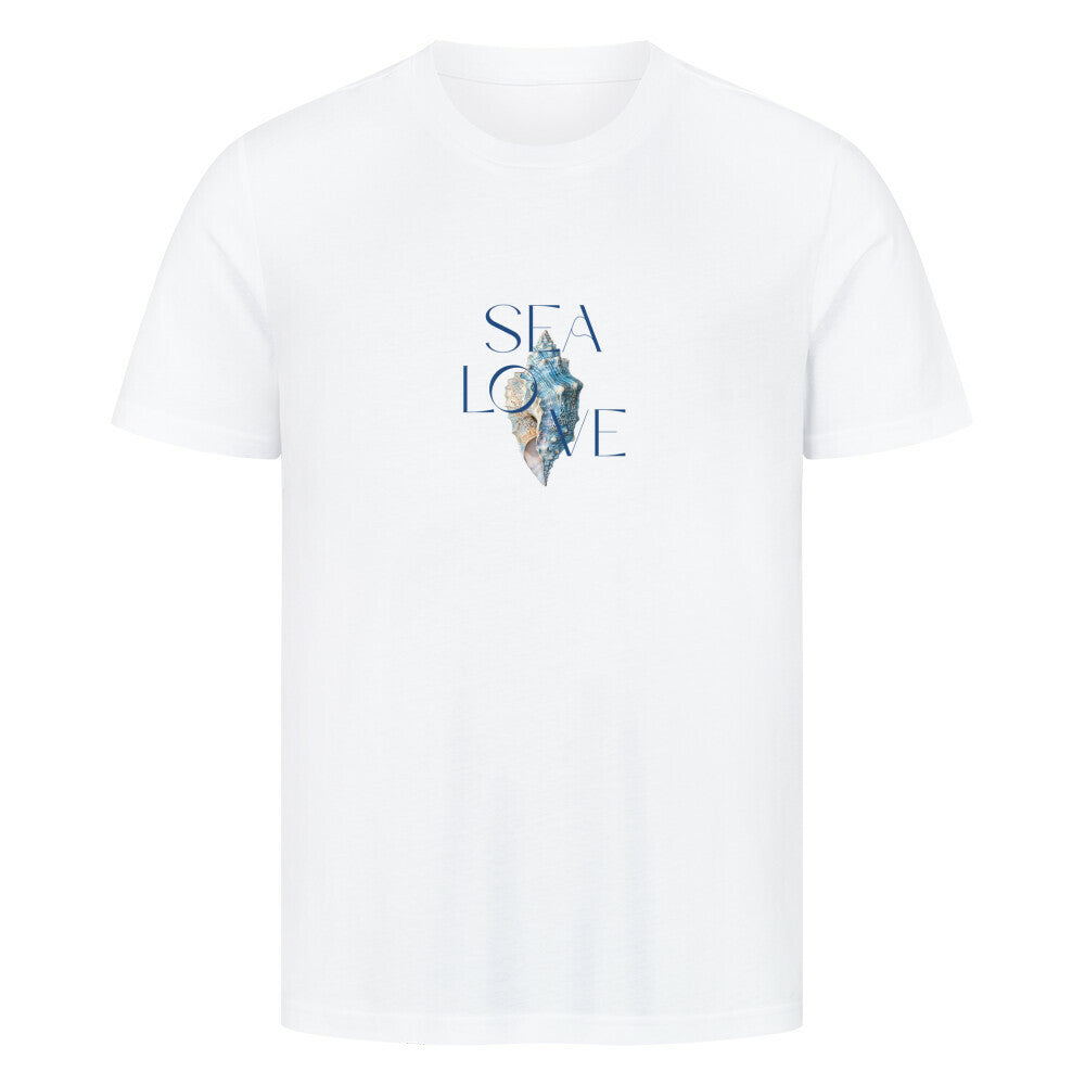 Elegantes T-Shirt für Meeresliebhaber in weiß