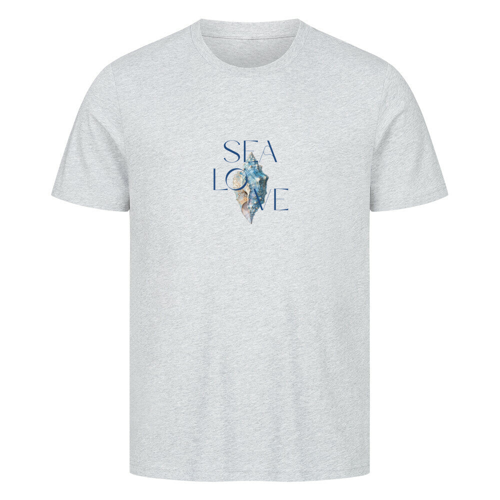 Elegantes T-Shirt für Meeresliebhaber in grau