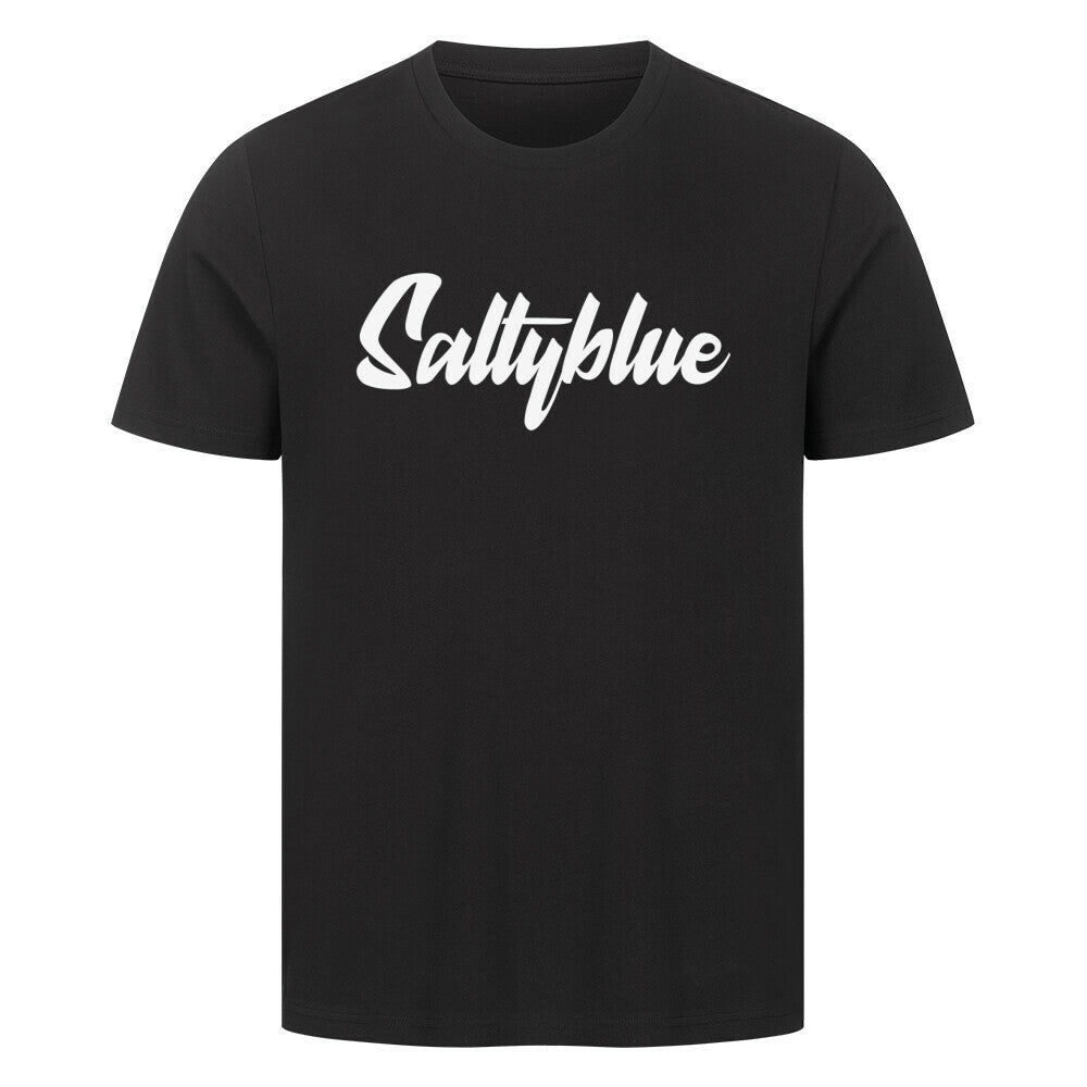 T-Shirt mit Meerbezug in schwarz