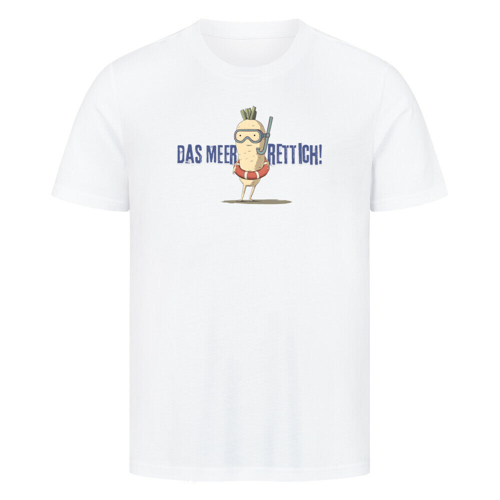 Lustiges Meeres T-Shirt in weiß