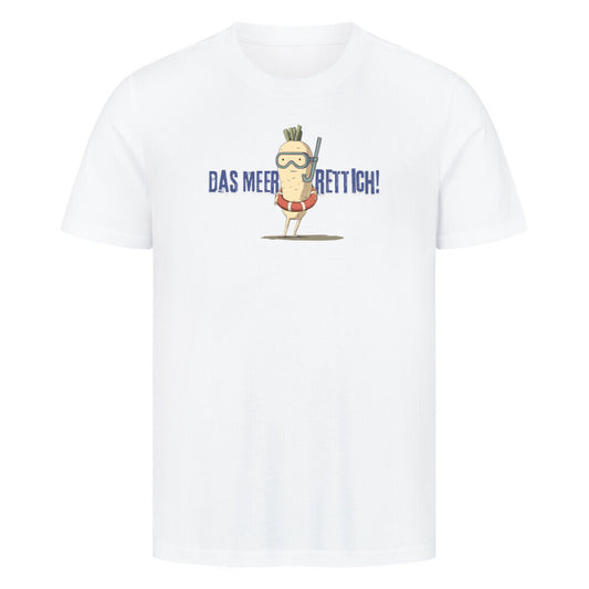 Lustiges Meeres T-Shirt in weiß
