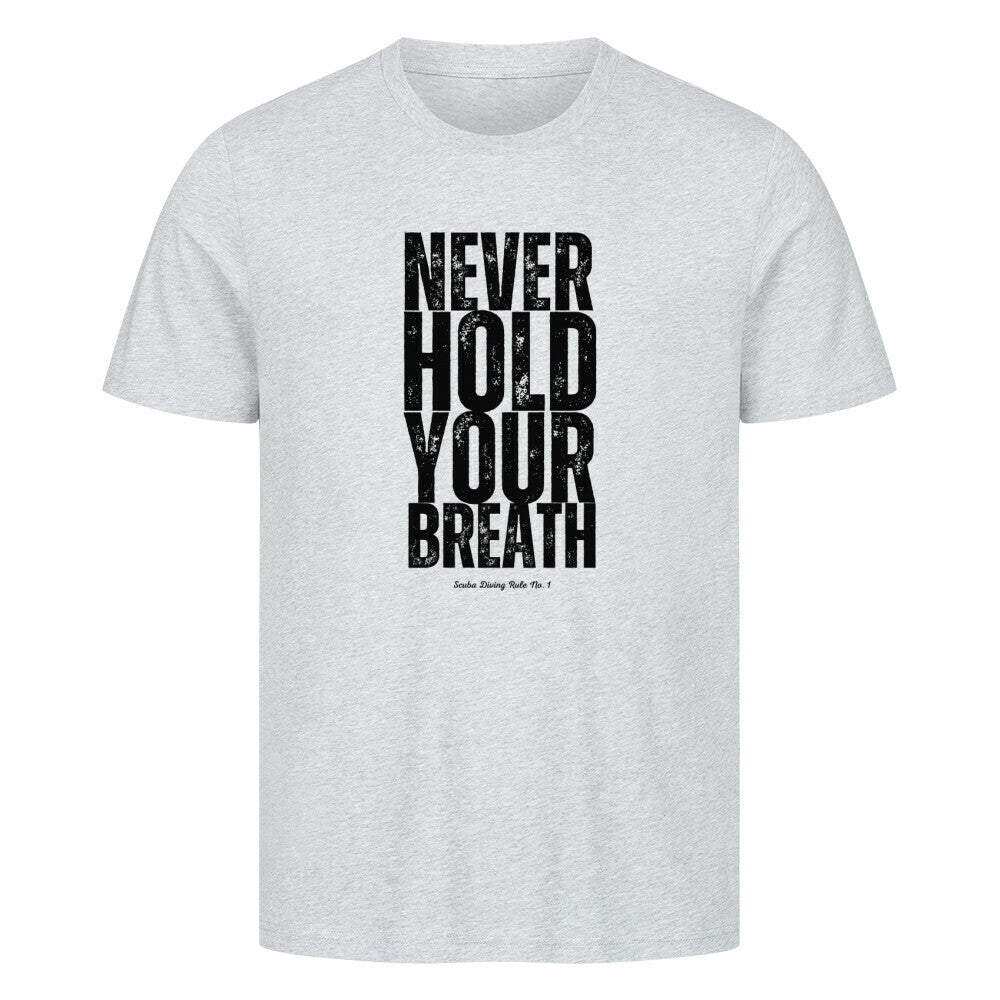 Taucher T-Shirt mit Scuba Diving Rule No. 1 in grau