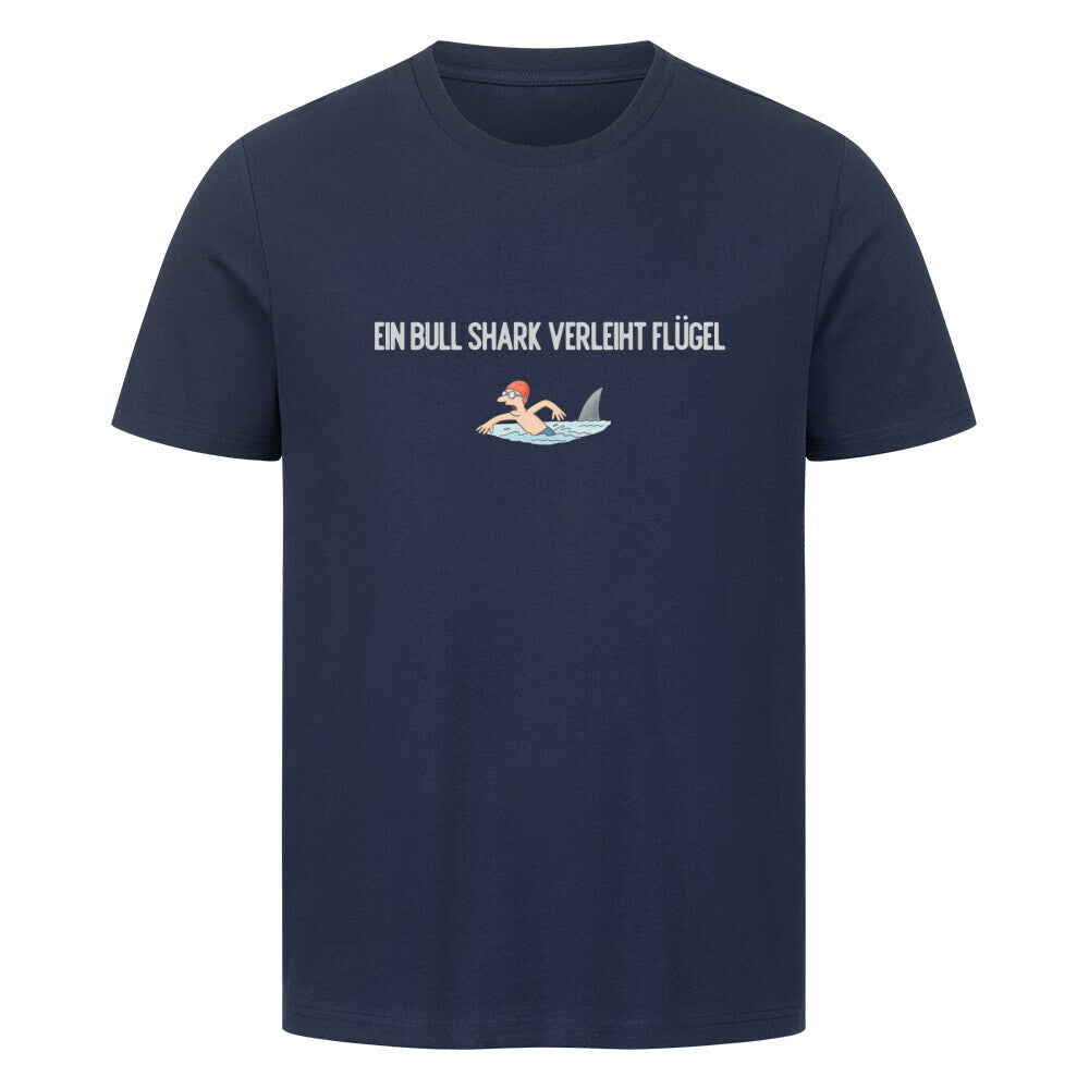 Lustiges Taucher T-Shirt "BULL" in blau