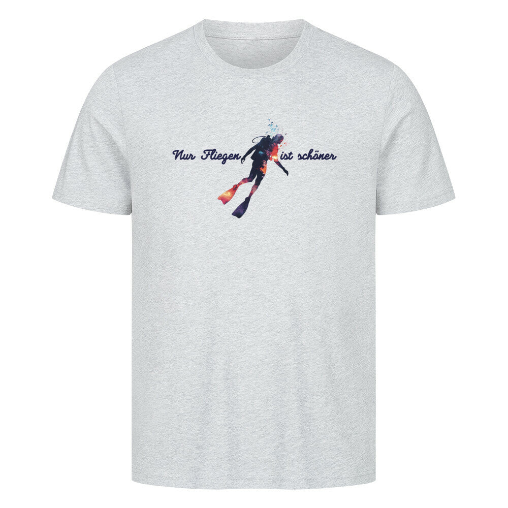 Edles Tauchmotiv T-Shirt in grau