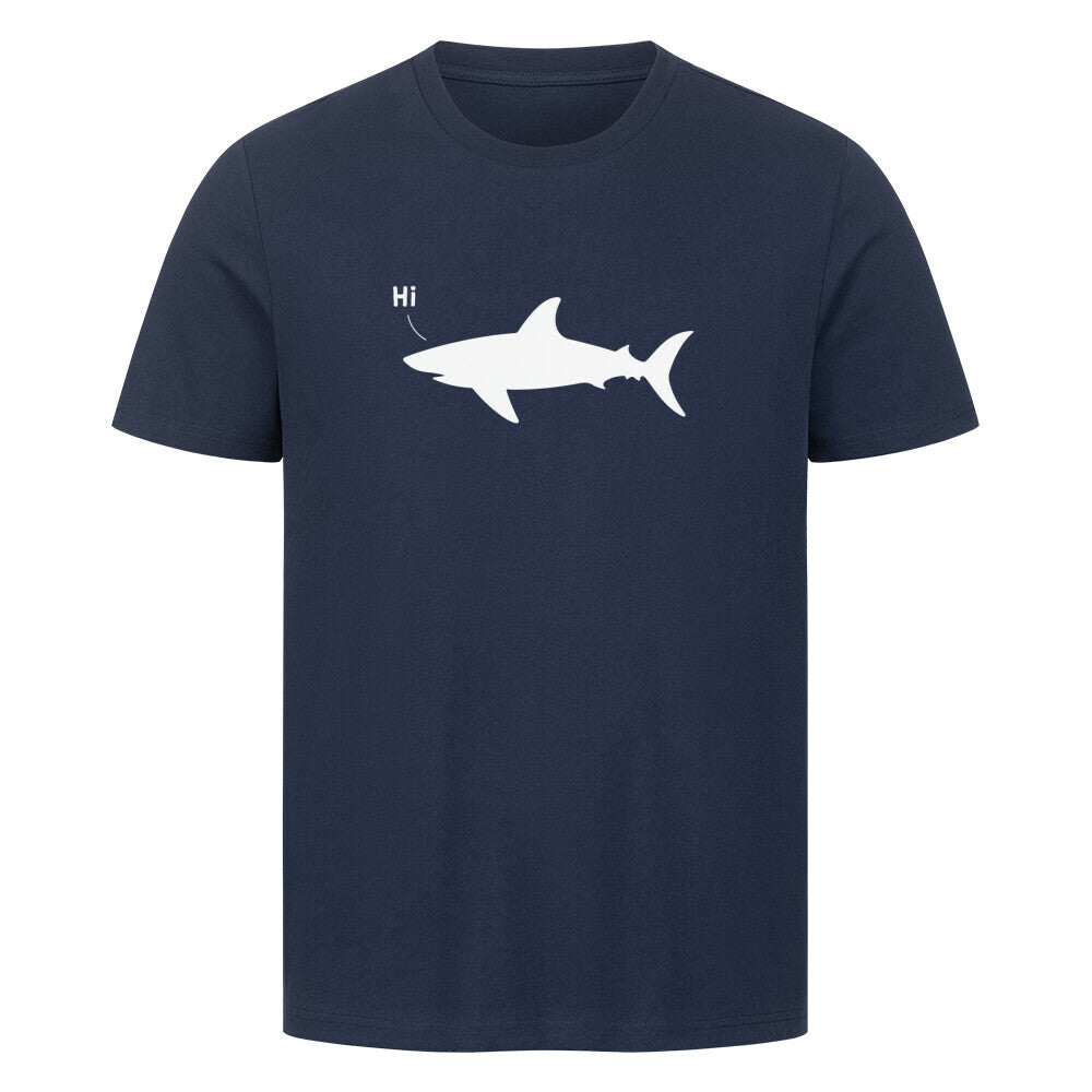Taucher T-Shirt "Hi" in blau