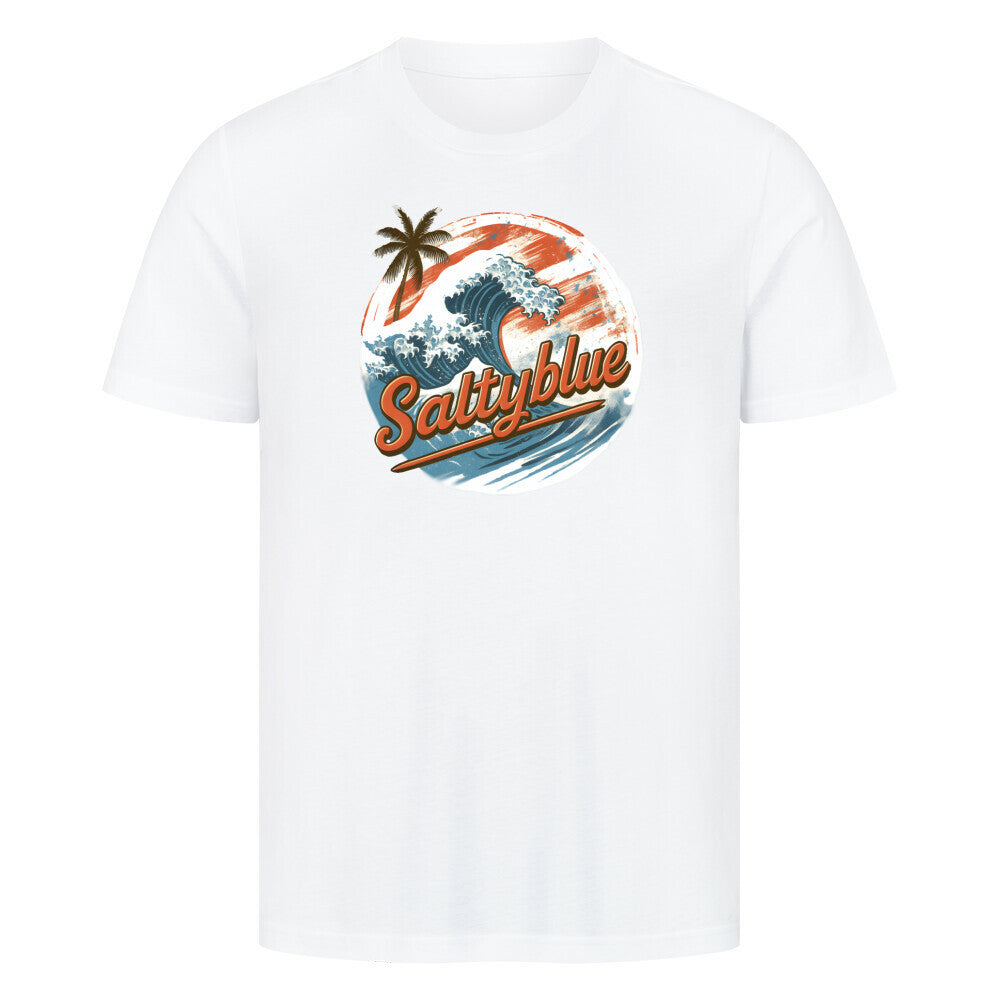 T-Shirt für Meeresliebhaber in weiß