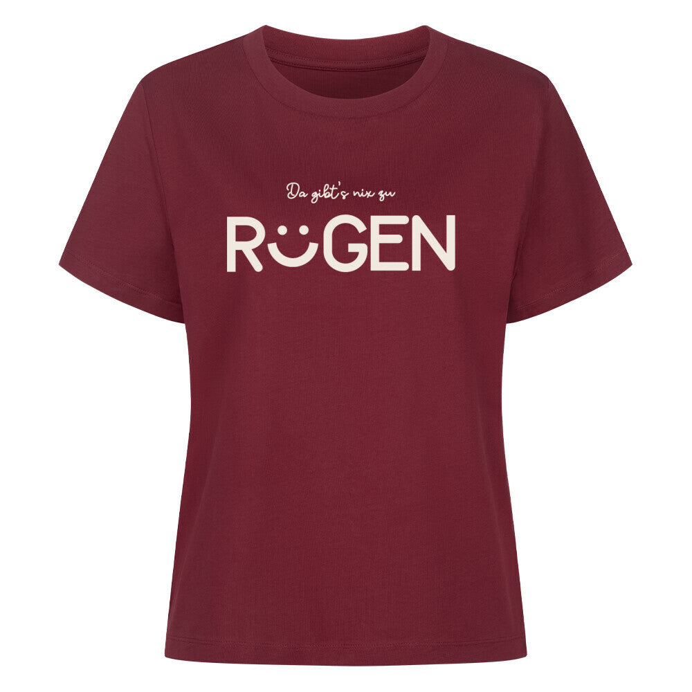 Lustiges Rügen T-Shirt in weinrot
