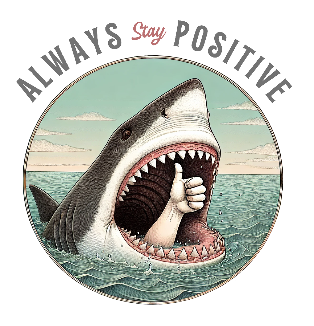 Unisex T-Shirt "STAY POSITIV"
