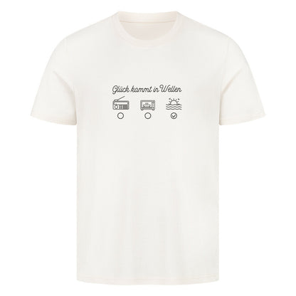 lustiges T-Shirt mit Meeres-Motiv in hellbeige