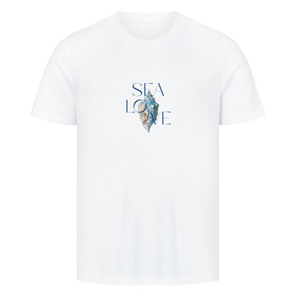 Elegantes T-Shirt für Meeresliebhaber in weiß