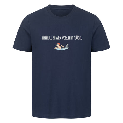 Lustiges Taucher T-Shirt "BULL" in blau