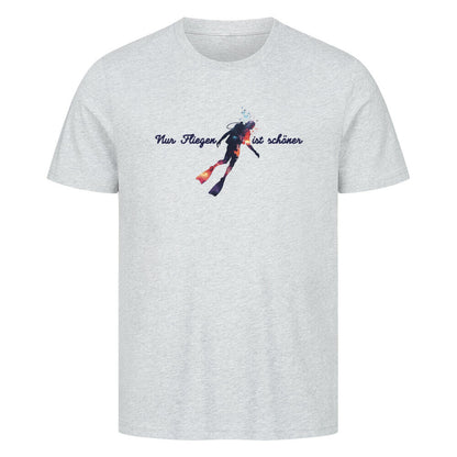 Edles Tauchmotiv T-Shirt in grau
