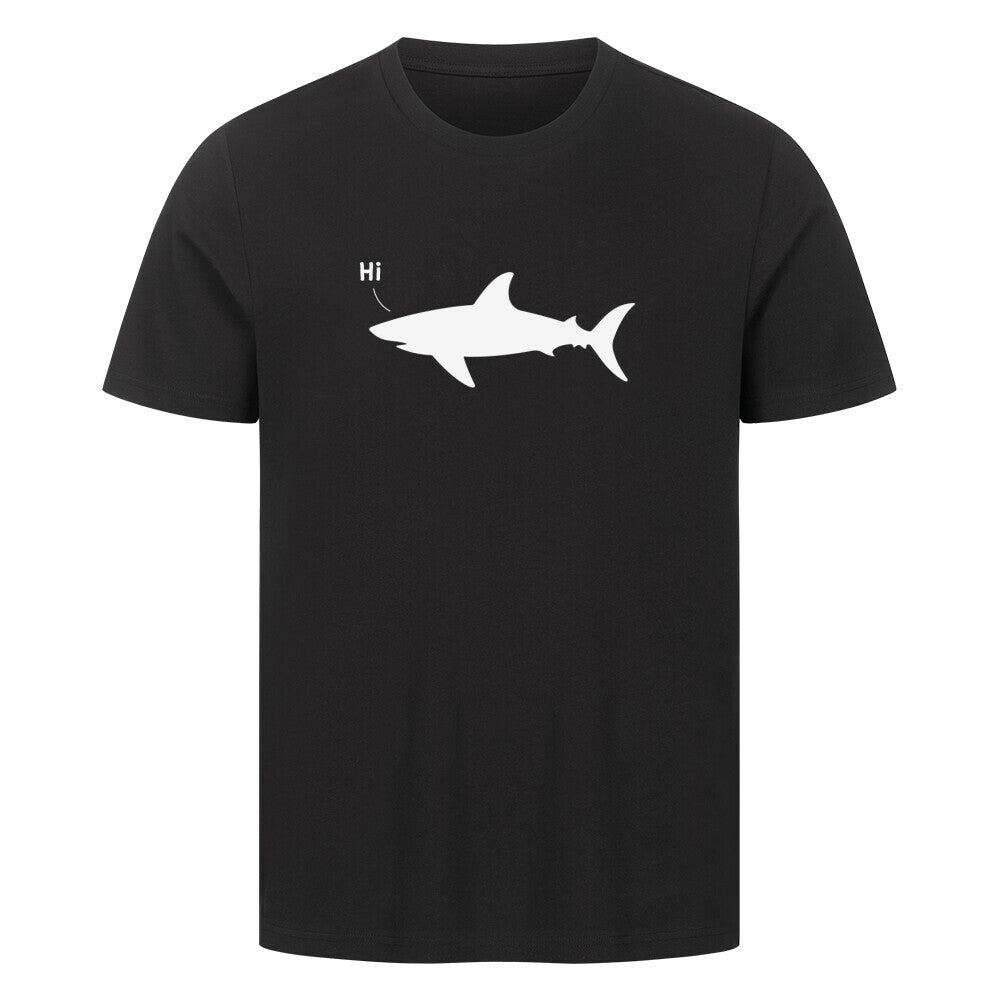 Taucher T-Shirt "Hi" in schwarz