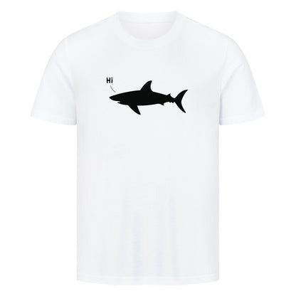 Taucher T-Shirt "Hi" in weiß