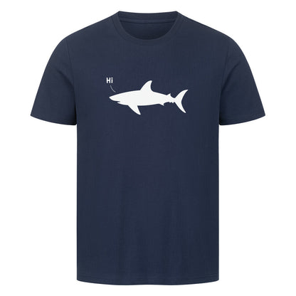 Taucher T-Shirt "Hi" in blau