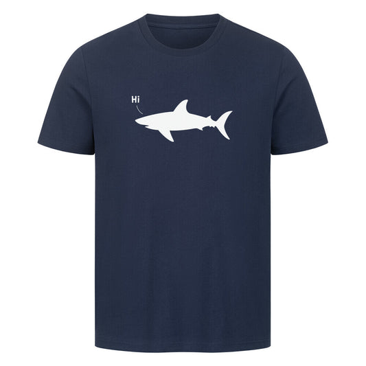 Taucher T-Shirt "Hi" in blau