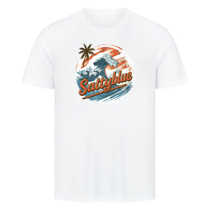 T-Shirt für Meeresliebhaber in weiß