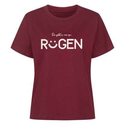 Lustiges Rügen T-Shirt in weinrot