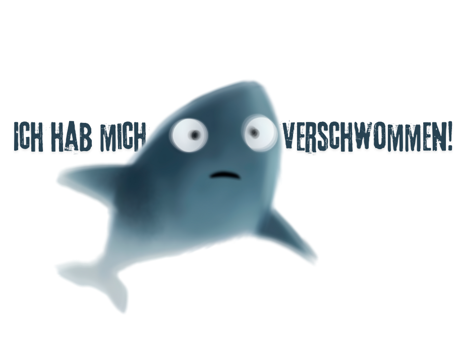 Unisex T-Shirt "VERSCHWOMMEN"